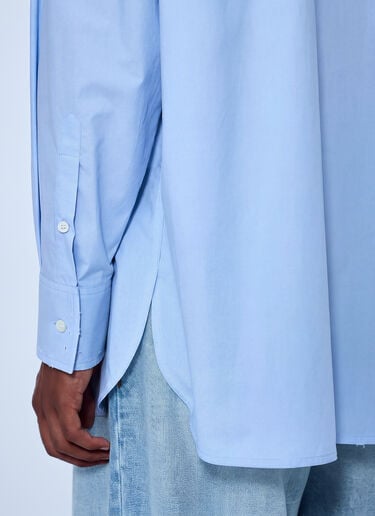 MM6 Maison Margiela Classic Cotton Poplin Shirt Light Blue mmm0165005