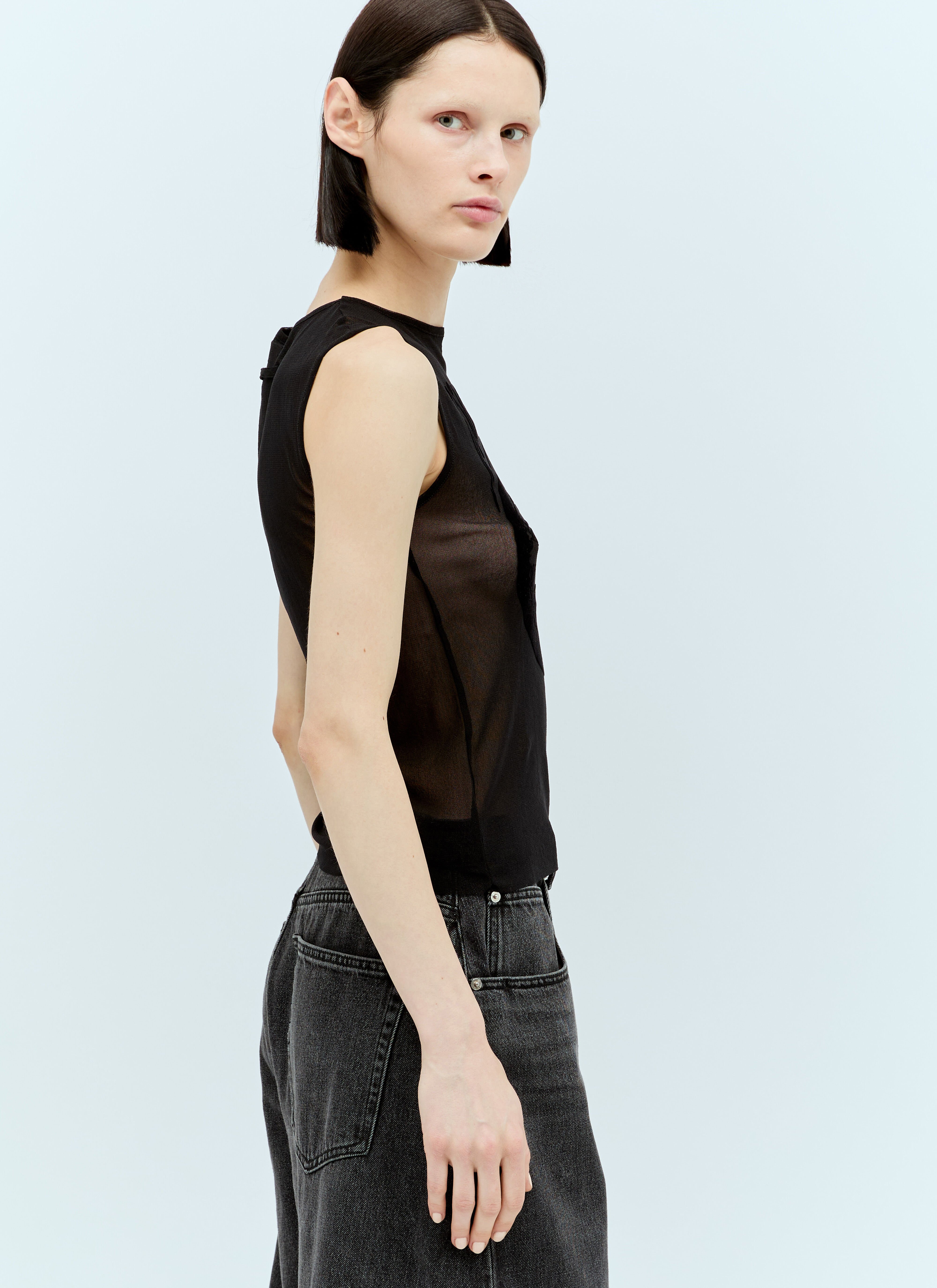 Jean Paul Gaultier x Shayne Oliver Black Earth Tank Top in Black für Damen  | LN-CC®