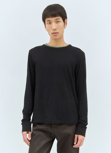 Dries Van Noten Layered Long-Sleeve T-Shirt Black dvn0158016