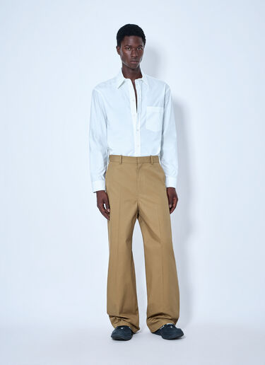 LN-CC® - Balenciaga: Cotton Poplin Shirt - White Balenciaga Cotton Poplin Shirt White bal0165012