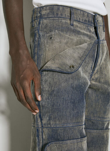 Guess USA Coated Denim Utility Pants Grey gue0154007