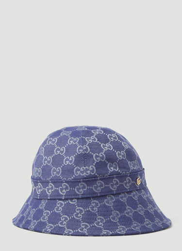 Gucci GG Canvas Bucket Hat Blue guc0253148