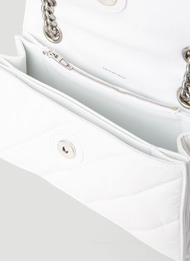 Balenciaga 크러시 체인 숄더백 화이트 bal0251090