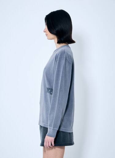 Alexander Wang Essential Puff Logo Sweatshirt Grey awg0259018