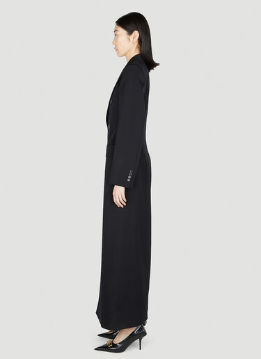 Balenciaga Hourglass Tailored Coat Black bal0251040