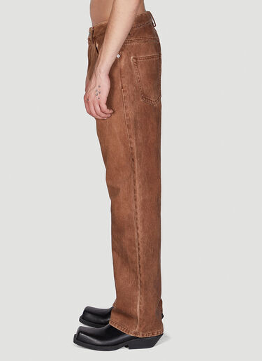 Marni Cut Hem Jeans Brown mni0150019