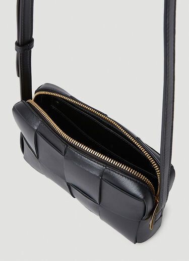 Bottega Veneta Small Cassette Shoulder Bag Black bov0253057