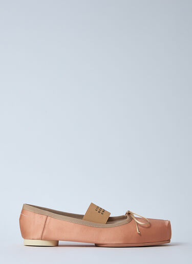 Ballet Flats MM6 Maison Margiela Ballet Flats Pink mmm0259018