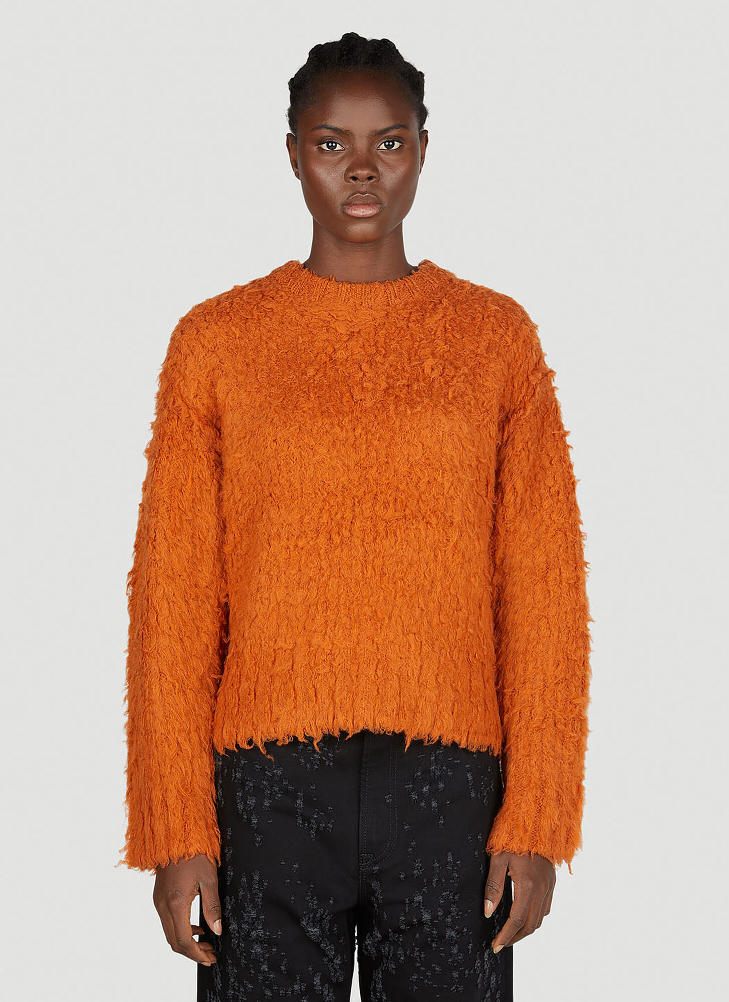 Acne Studios Fluffy Sweater Female Orange