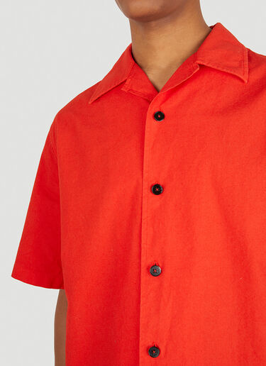 Jil Sander+ Classic Short Sleeve Shirt Red jsp0147006