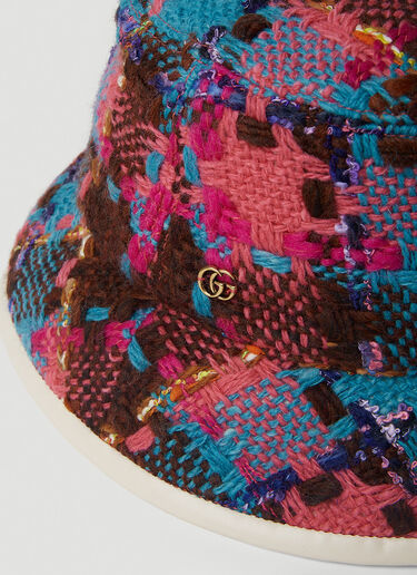 Gucci 체크 트위드 버킷 햇 멀티컬러 guc0251271