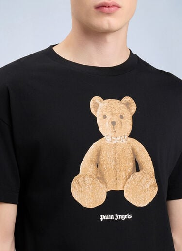 Palm Angels Bear T-Shirt Black pma0164103
