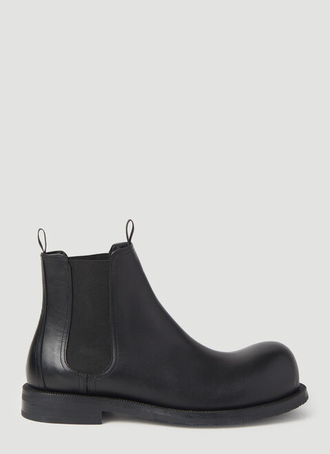 Martine Rose Bulb Toe Chelsea Boots Black mtr0154007