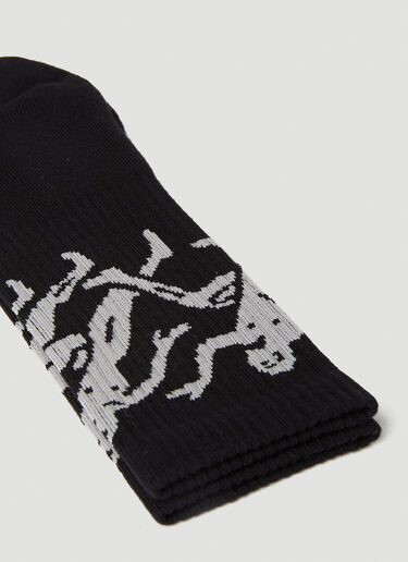 Lust Marathon Socks Carne Bollente Lust Marathon Socks Black cbn0352007
