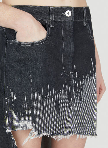 JW Anderson Asymmetric Studded Skirt Grey jwa0252002
