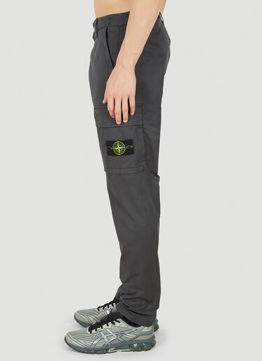 Stone Island Compass Patch Cargo Pants Grey sto0150113