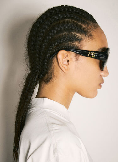 Balenciaga Palazzo Cat Sunglasses Black bcs0257001