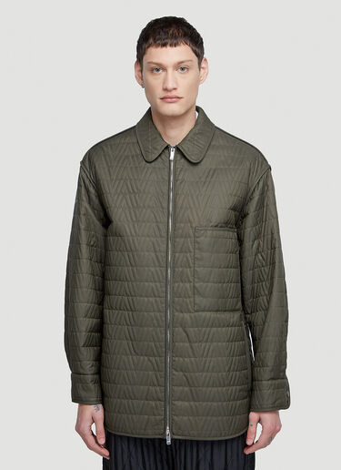 Valentino Quilted Jacket Green val0147018