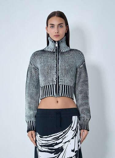Coated Rib Cardigan VAQUERA Coated Rib Cardigan Black vaq0262009
