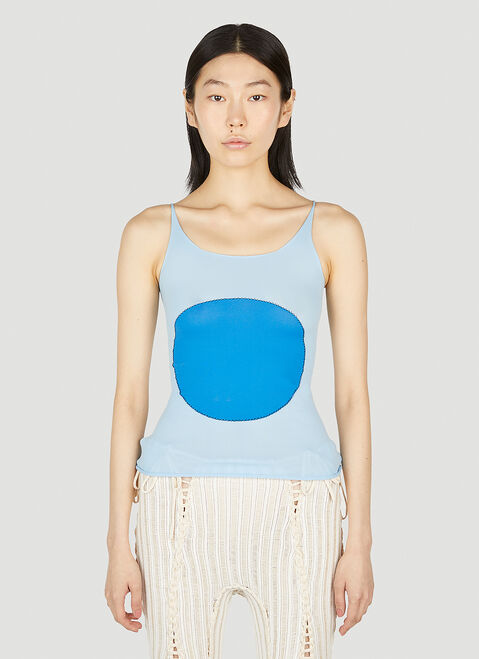 Marni 서클 탱크탑 블랙 mni0147020