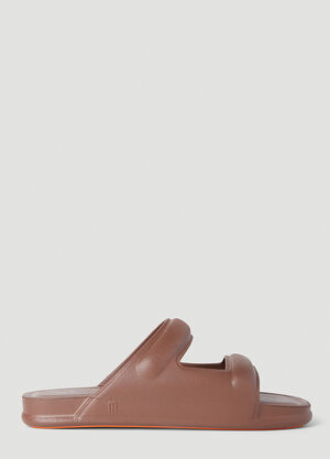 Max Mara Free Grow Slides Beige max0257044