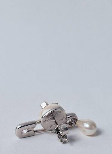 Vivienne Westwood Claude Small Stud Earrings Silver vvw0260027