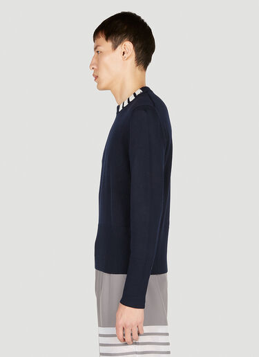 4 Bar Sweater Thom Browne 4 Bar Sweater Navy thb0151006