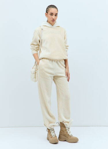 Moncler Teddy Track Pants Cream mon0258027