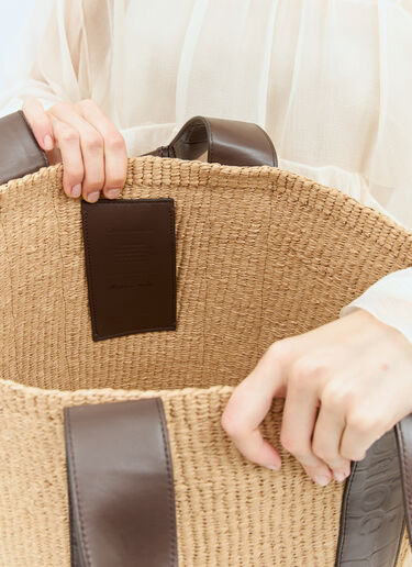 Chloé 라지 우디 바스켓 토트  베이지 chl0258030