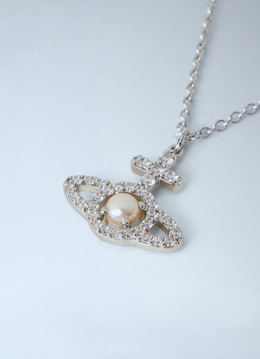 Vivienne Westwood Olympia Pearl Pendant Silver vvw0264029