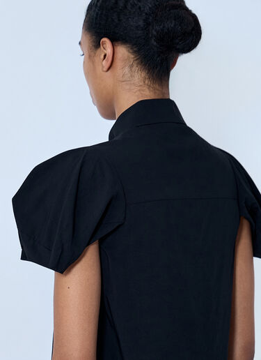LIMI Feu Twisted Sleeve Blouse Black lmf0264005