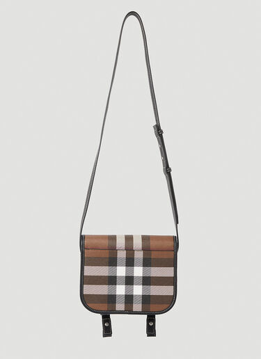 Burberry Check Crossbody Bag Brown bur0148068