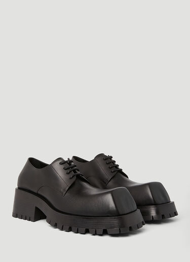 Balenciaga Trooper Derby Shoes Black bal0147071