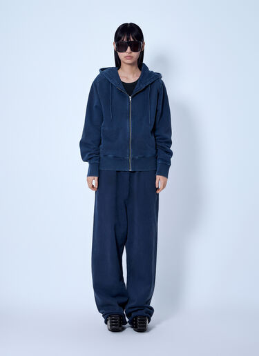 Entire Studios Slim Zip Up Hoodie Navy ent0266039