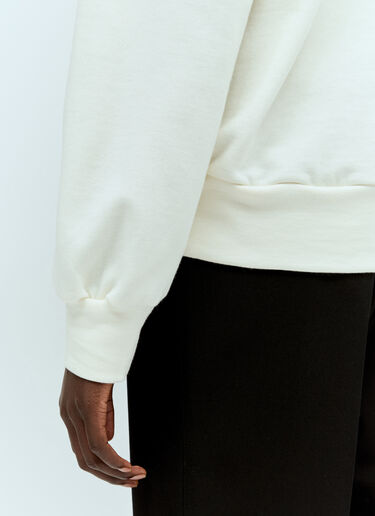 The Row Corzas Polo Sweatshirt Cream row0256050