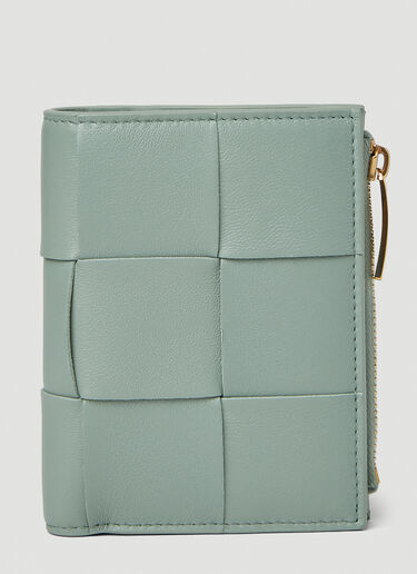 Bottega Veneta Intreccio 小号双折钱包 绿色 bov0251050