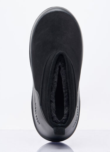 Moon Boot Luna Low Suede Boots Black mnb0258003