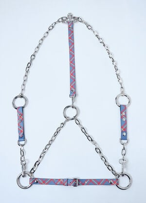 Vivienne Westwood スタッドベルト チェーンハーネス  ブルー vvw0259014