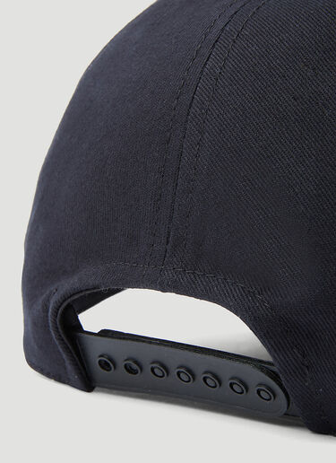 Courrèges ロゴコットンベースボールキャップ ブラック cou0354001
