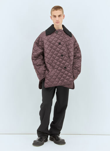 Jil Sander Quilted Jacket Purple jil0158001
