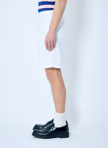 Prada Oxford Shorts White pra0160007