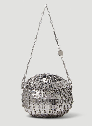 Rabanne 1969 Chainmail Ball Shoulder Bag Silver pac0250047