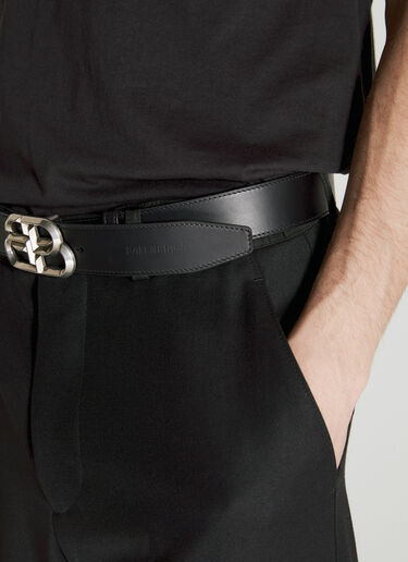 Balenciaga BB Leather Belt Black bal0155043