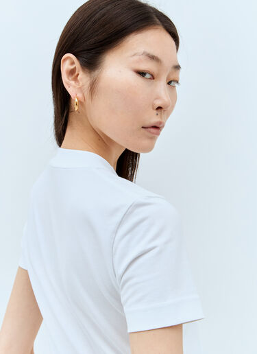 Jacquemus Le T-Shirt Gros Grain White jac0258015