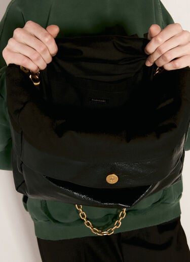 Balenciaga Medium Monaco Chain Shoulder Bag Black bal0256022