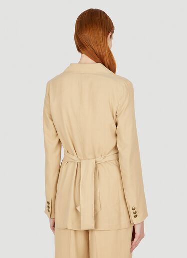 Max Mara Fleur Wrap Front Blazer Beige max0252011