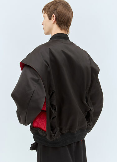 Walter Van Beirendonck Tunnel Bomber Jacket Black wlt0158001