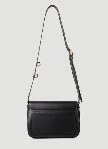 Dolce & Gabbana Logo Plaque Shoulder Bag Black dol0247082