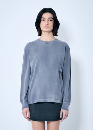 Balenciaga Essential Puff Logo Sweatshirt Grey bal0260012