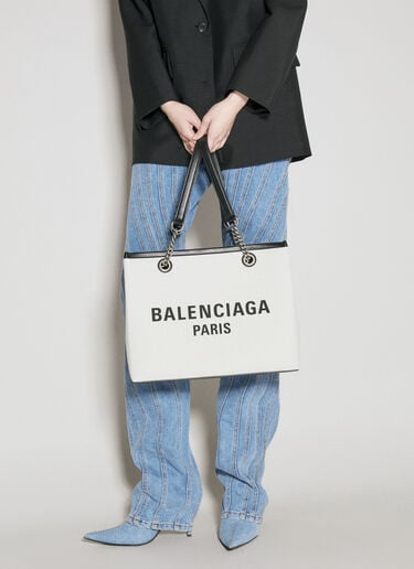 Medium Duty Free Tote Bag Balenciaga Medium Duty Free Tote Bag Cream bal0255062